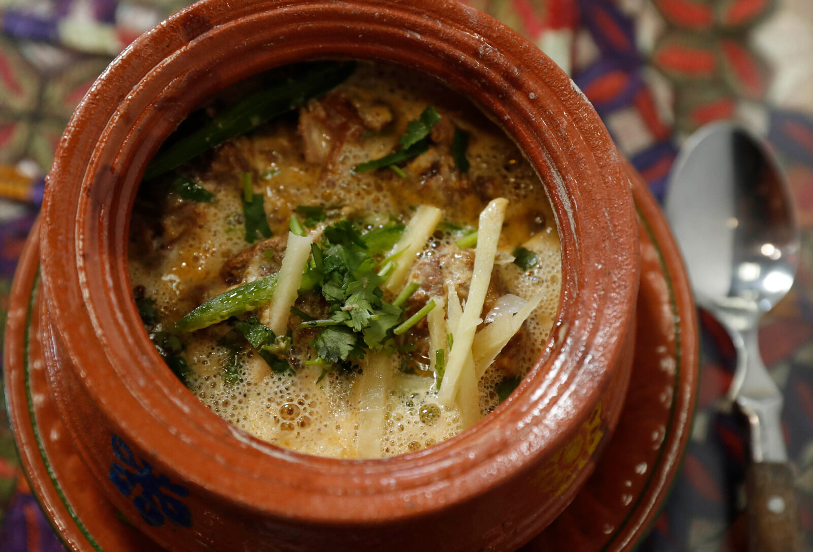 Mutton white karahi at Clay Handi